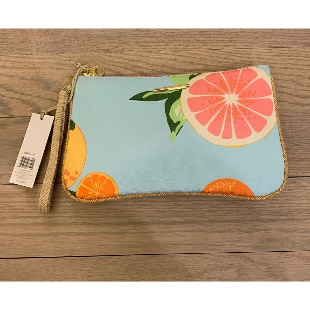 Trina Turk  Citrus floral make up pouch/